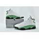 Air Jordan 13 Retro White Lucky Green 414571 113 Womens And Mens Shoes